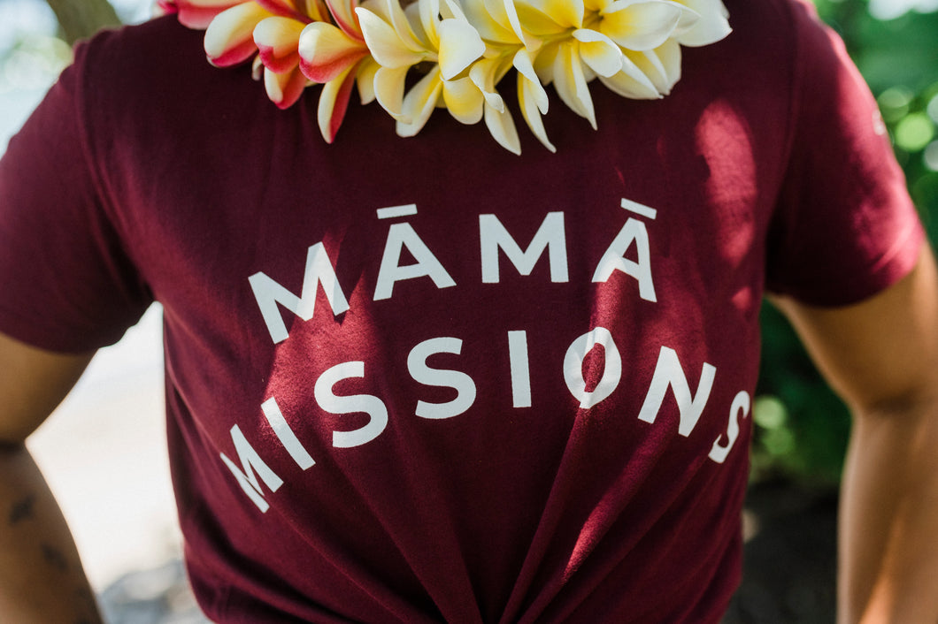 Mama Missions Tee | Zinfandel