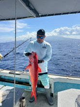 Load image into Gallery viewer, Aloha Missions Solar Hoodie | Artic Blue