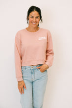 Load image into Gallery viewer, Aloha Missions Midi Crew Sweater | Dusty Pink