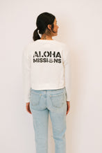 Load image into Gallery viewer, Aloha Missions Midi Crew Sweater | Ivory