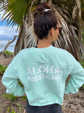 Load image into Gallery viewer, Aloha Missions Fleece Crew | Mint
