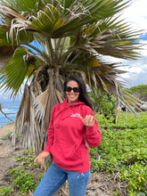 Load image into Gallery viewer, Aloha Missions Fleece Pullover Hood | Red