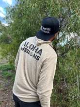 Load image into Gallery viewer, Aloha Missions Tri-Blend Hooded Long Sleeve | Sand