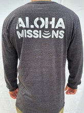 Load image into Gallery viewer, Aloha Missions Tri-Blend Long Sleeve | Black
