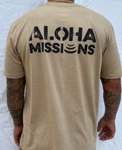 Load image into Gallery viewer, Aloha Missions Men Tri-Blend Tee | Sand
