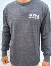 Load image into Gallery viewer, Aloha Missions Tri-Blend Long Sleeve | Black
