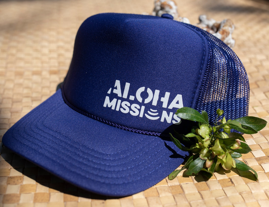 Aloha Missions Trucker Hat | Purple