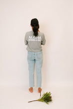 Load image into Gallery viewer, Aloha Missions Cropped Long Sleeve | Steel Gray
