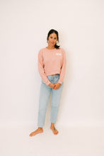 Load image into Gallery viewer, Aloha Missions Midi Crew Sweater | Dusty Pink
