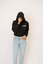 Load image into Gallery viewer, Aloha Missions Midi Crew Zip Hoodie | Black
