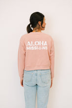 Load image into Gallery viewer, Aloha Missions Midi Crew Sweater | Dusty Pink
