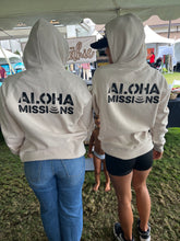 Load image into Gallery viewer, Aloha Missions Fleece Pullover Hood | Cappuccino
