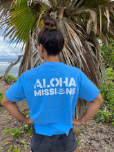 Load image into Gallery viewer, Aloha Missions Women&#39;s Crop Tee | Wave
