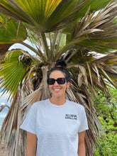 Load image into Gallery viewer, Aloha Missions Women&#39;s Crop Tee | Stone
