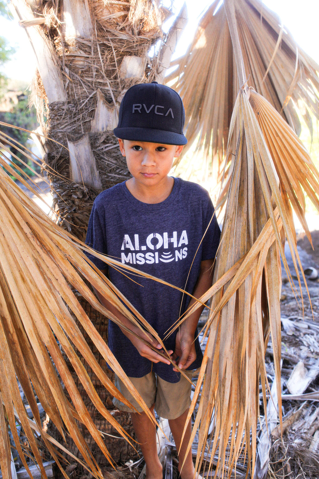 Youth Aloha Missions Tee | Navy